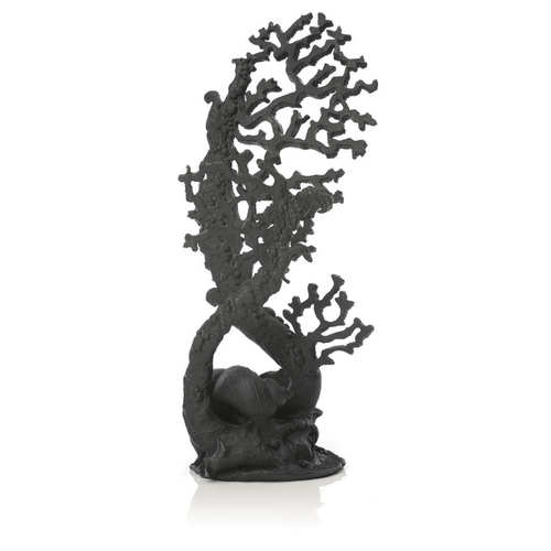 Fan Coral Ornament Black