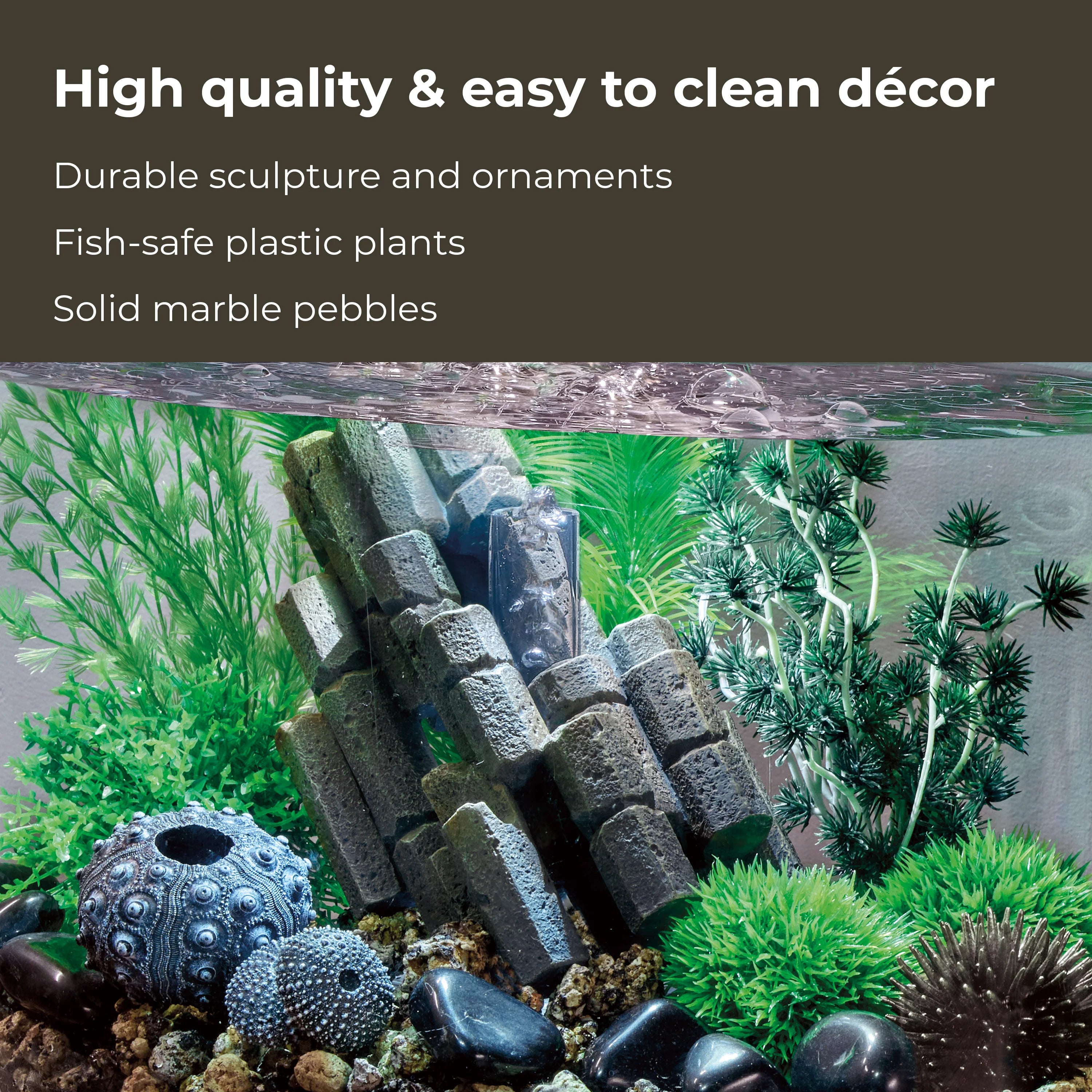 BIORB DECOR SET 15-30L VOLCANIC STONE