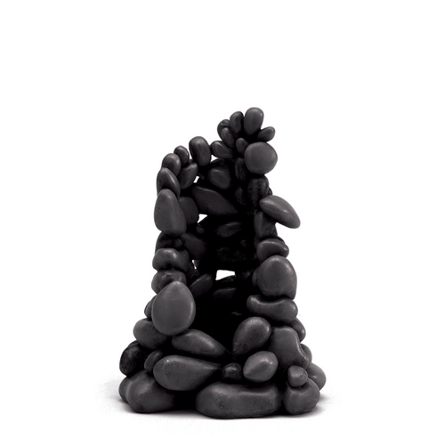 Pebble Ornament Medium Black