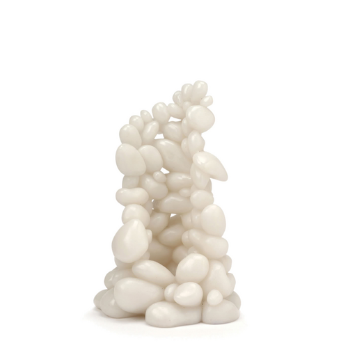 Pebble Ornament Large White